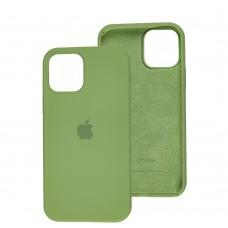 Чехол Silicone для iPhone 12 / 12 Pro case avocado