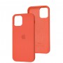 Чохол Silicone для iPhone 12 / 12 Pro case яскраво-рожевий