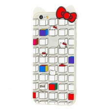 Чохол для iPhone 6 Hello Kitty силікон квадратик