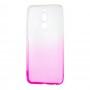 Чехол для Xiaomi Redmi 8 Gradient Design бело-розовый