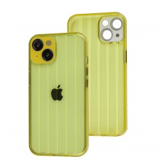 Чехол для iPhone 14 Fibra Tide yellow