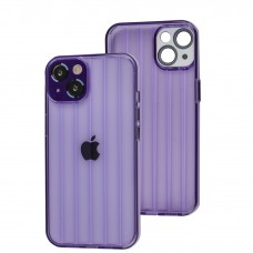 Чехол для iPhone 14 Fibra Tide deep purple