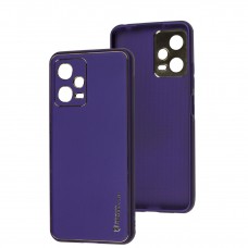 Чехол для Xiaomi Poco X5 / Note 12 5G Leather Xshield ultra violet