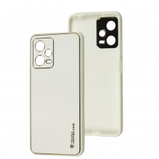 Чехол для Xiaomi Poco X5 / Note 12 5G Leather Xshield white