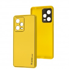Чохол для Xiaomi Poco X5 Pro / Note 12 Pro Speed Leather Xshield yellow