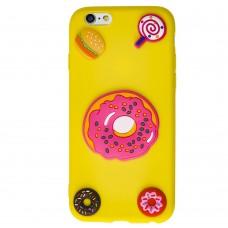 3D чохол Fairy tale для iPhone 6 жовтий пончик