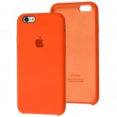 Чехол Silicone для iPhone 6 case orange