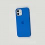 Чохол для iPhone 12 / 12 Pro MagSafe Silicone Full Size capri blue