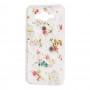 Чехол для Samsung Galaxy J7 (J700) Flowers Confetti "полевые цветы"