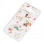 Чехол для Samsung Galaxy J7 (J700) Flowers Confetti "полевые цветы"