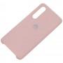 Чехол для Huawei P30 Silky Soft Touch "бледно-розовый"