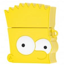 Чехол для AirPods Bart Simpson желтый