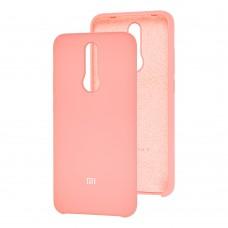 Чехол для Xiaomi Redmi 8 Silky Soft Touch "светло-розовый"