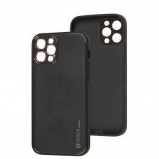 Чехол для iPhone 12 Pro Leather Xshield black