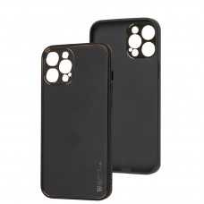 Чехол для iPhone 12 Pro Max Leather Xshield black
