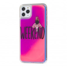 Чехол для iPhone 11 Pro "Neon песок" Weekend