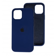 Чехол для iPhone 12 Pro Max Silicone Full синий / deep navy 