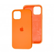 Чохол для iPhone 12 Pro Max Silicone Full помаранчевий / kumquat