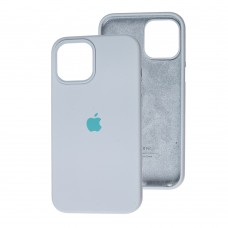 ехол для iPhone 12 Pro Max Silicone Full серый / mist blue