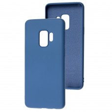 Чехол для Samsung Galaxy S9 (G960) Wave colorful синий / blue