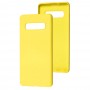 Чехол для Samsung Galaxy S10+ (G975) Wave colorful желтый