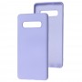 Чехол для Samsung Galaxy S10+ (G975) Wave colorful light purple