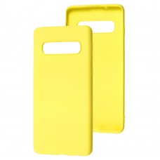 Чехол для Samsung Galaxy S10 (G973) Wave colorful желтый