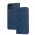 Чехол книжка для Samsung Galaxy A03 (A035) Black magnet синий