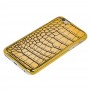 Чехол для iPhone 6 Plastic Crocodile золотистый