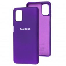 Чехол для Samsung Galaxy M51 (M515) Silicone Full фиолетовый / purple