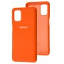 Чохол для Samsung Galaxy M51 (M515) Silicone Full помаранчевий / orange