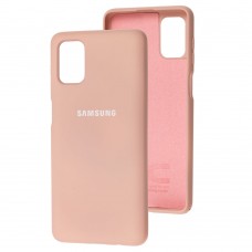Чехол для Samsung Galaxy M51 (M515) Silicone Full розовый / pink sand