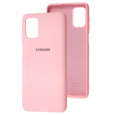 Чехол для Samsung Galaxy M51 (M515) Silicone Full розовый / pink
