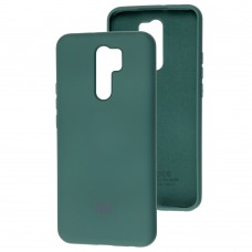 Чехол для Xiaomi Redmi 9 Silicone Full зеленый / pine green