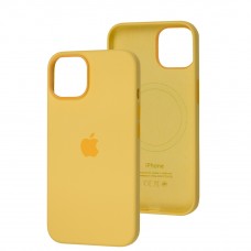 Чехол для iPhone 14 MagSafe Silicone Full Size sunglow
