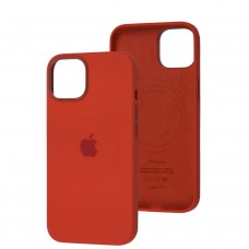Чехол для iPhone 14 MagSafe Silicone Full Size red