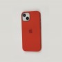 Чехол для iPhone 14 MagSafe Silicone Full Size red