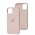 Чохол для iPhone 14 MagSafe Silicone Full Size chalk pink