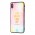 Чохол для iPhone Xs Max glass "love never gives up"
