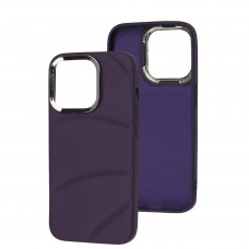 Чехол для iPhone 15 Pro Soft Puffer violet