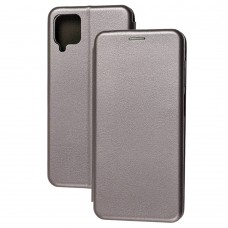 Чехол книжка Premium для Samsung Galaxy A12 (A125) серый
