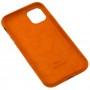 Чохол для iPhone 11 Alcantara 360 помаранчевий