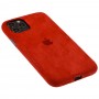 Чохол для iPhone 11 Pro Alcantara 360 червоний