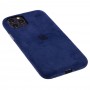 Чохол для iPhone 11 Pro Alcantara 360 темно-синій