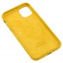 Чохол для iPhone 11 Pro Alcantara 360 жовтий