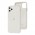 Чохол для iPhone 11 Pro Max Alcantara 360 світло-сірий