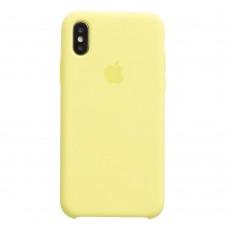 Чехол для iPhone Xs Max Silicone case " mellow yellow "