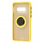 Чехол для Samsung Galaxy S10e (G970) LikGus Edging Ring желтый 