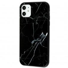 Чехол для iPhone 11 Marble "черный"