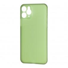Чехол для iPhone 11 Pro Max LikGus Ultrathin зеленый